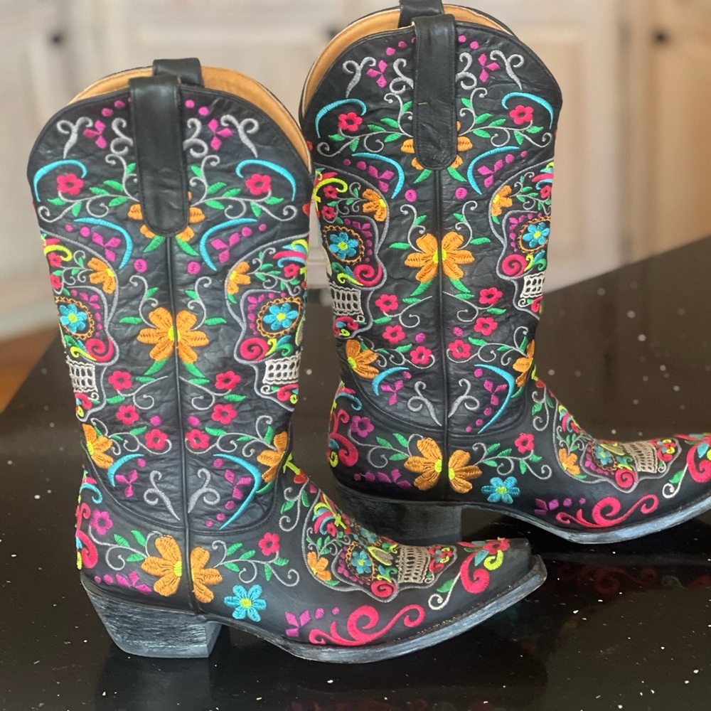 Old Gringo Klak Skull Cowgirl Boots